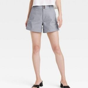 NWT Target A New Day Gray Stretch Chino Shorts 8
